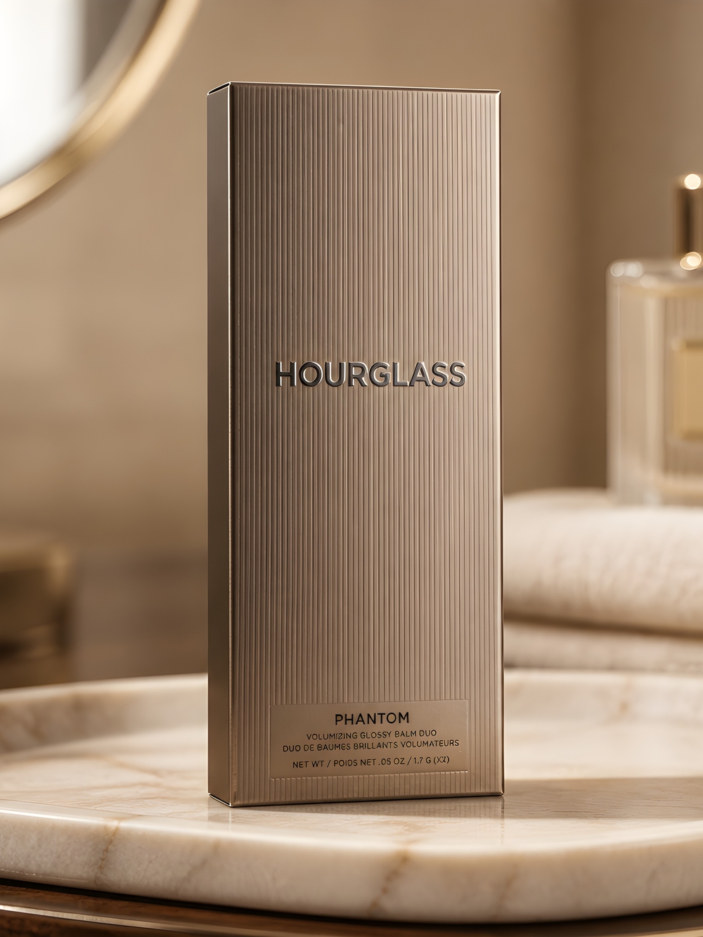 Hourglass Phantom Volumizing Glossy Balm Duo-Trace/Mystic